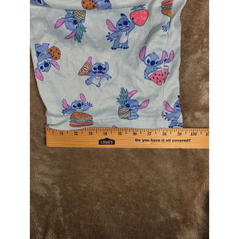 Disney Lilo & Stitch Pajama Pants Womens XL Blue Snack Print Lounge Sleepwear - Picture 4 of 9